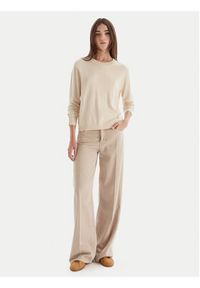 Patrizia Pepe Sweter 2K0363/KM36-W405 Écru Regular Fit. Materiał: wełna #8