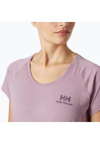 Koszulka damska Helly Hansen Nord Graphic Drop. Kolor: fioletowy. Sport: turystyka piesza