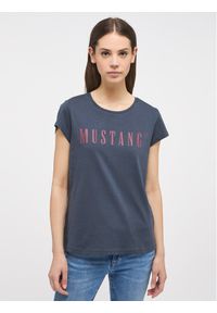 Mustang T-Shirt Alina 1013222 Granatowy Regular Fit. Kolor: niebieski. Materiał: bawełna