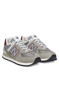 New Balance Sneakersy U574SKB W Brązowy. Kolor: brązowy. Materiał: nubuk, skóra. Model: New Balance 574 #4