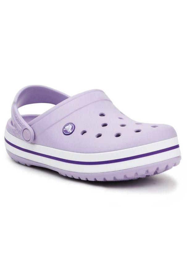 Klapki Crocs Crocband W 11016-50Q fioletowe. Kolor: fioletowy