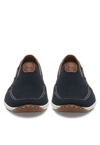 Rieker Półbuty 08866-15 Granatowy. Kolor: niebieski. Materiał: materiał #4