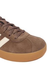 Adidas - adidas Sneakersy Vl Court 3.0 KJ1801 Brązowy. Kolor: brązowy. Materiał: skóra, zamsz #8