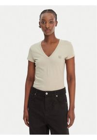 Armani Exchange T-Shirt XW002292 AF10356 U6275 Beżowy Regular Fit. Kolor: beżowy. Materiał: bawełna #1