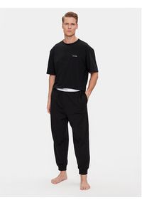 Calvin Klein Underwear Spodnie piżamowe 000NM2302E Czarny Regular Fit. Kolor: czarny. Materiał: syntetyk #4