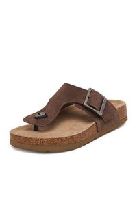 G-Star RAW - G-Star Raw Japonki CWB-WS-1128-51-S Brązowy. Kolor: brązowy. Materiał: skóra, zamsz #4