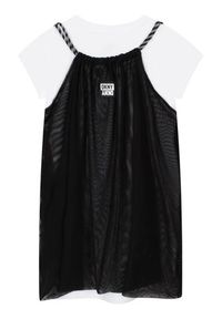 DKNY Sukienka codzienna D32872 S Czarny Regular Fit. Okazja: na co dzień. Kolor: czarny. Materiał: syntetyk. Typ sukienki: proste. Styl: casual #5