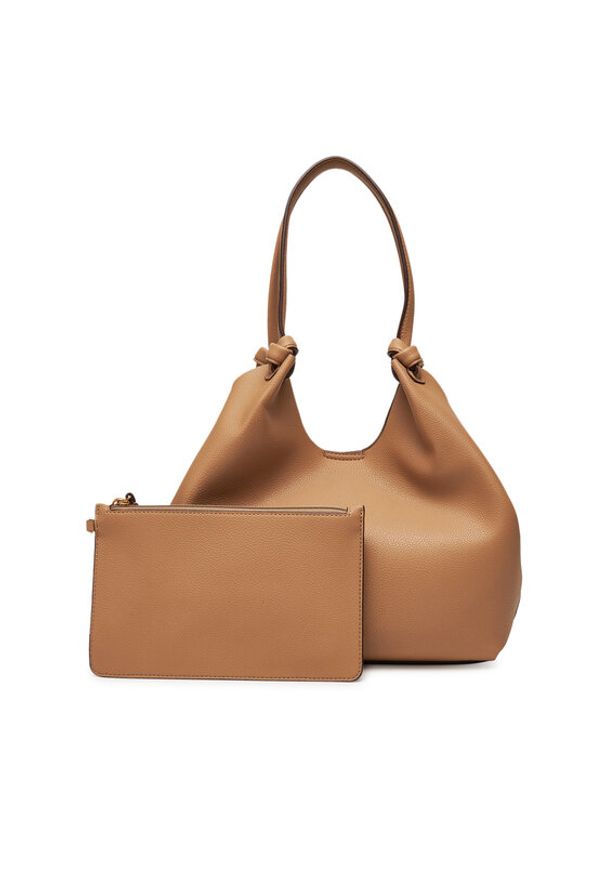 DKNY Torebka R42BAE49 Brązowy. Kolor: brązowy. Materiał: skórzane