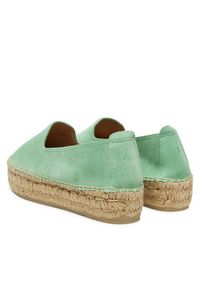Manebi Espadryle R 7.7 D0 Zielony. Kolor: zielony. Materiał: zamsz, skóra #5