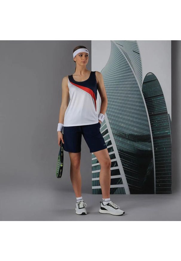 Damski tank top CMP. Kolor: biały. Długość rękawa: bez rękawów