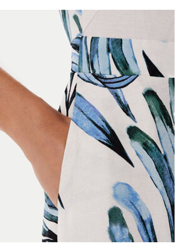 Tatuum Sukienka letnia Linna T2509.194 Beżowy Regular Fit. Kolor: beżowy. Materiał: len. Sezon: lato