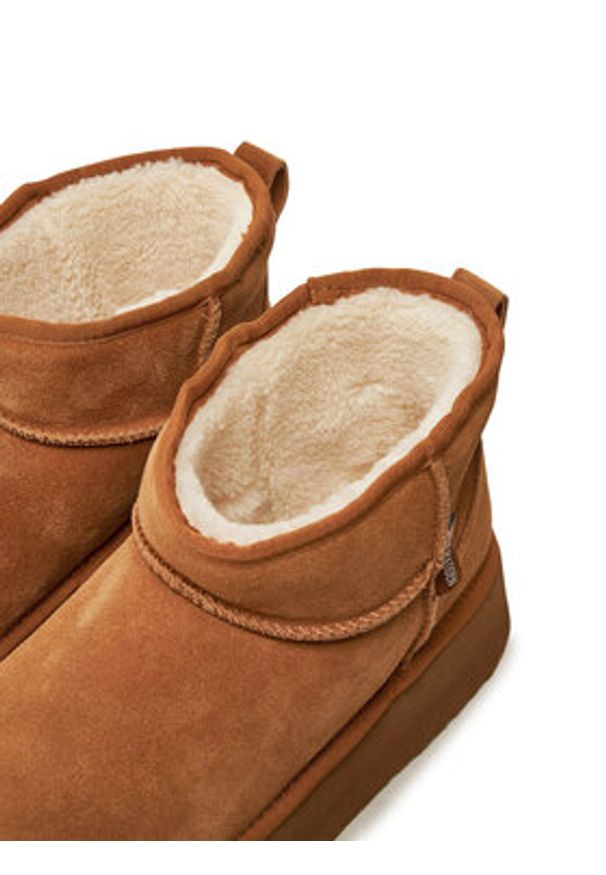 Steve Madden Śniegowce Campfire SM11002737 Brązowy. Kolor: brązowy. Materiał: zamsz, skóra