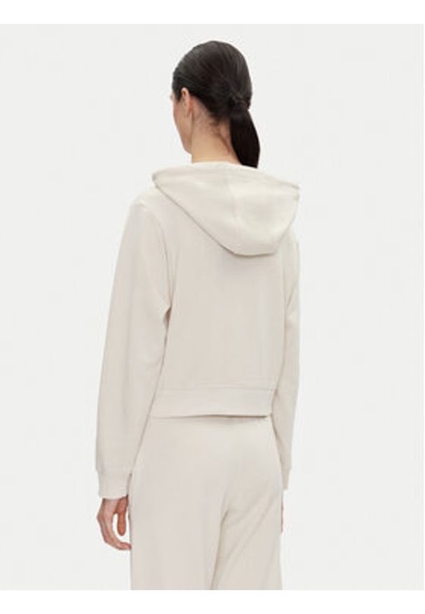 DKNY Sport Bluza DP5J9588 Beżowy Regular Fit. Kolor: beżowy. Materiał: syntetyk, bawełna. Styl: sportowy