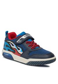 Geox Sneakersy J Inek Boy J459CC 01454 C0693 D Granatowy. Kolor: niebieski. Materiał: materiał, mesh #4