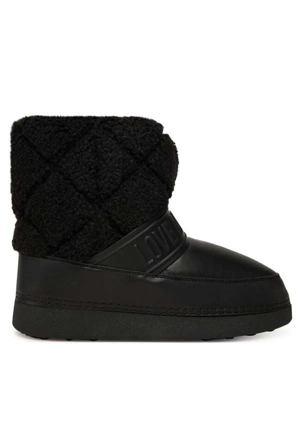 Love Moschino - Śniegowce LOVE MOSCHINO. Kolor: czarny