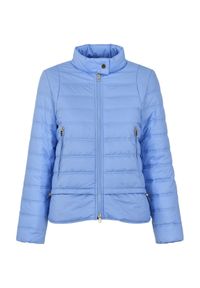 Ochnik - Błękitna kurtka pikowana damska. Kolor: niebieski. Materiał: poliester #2