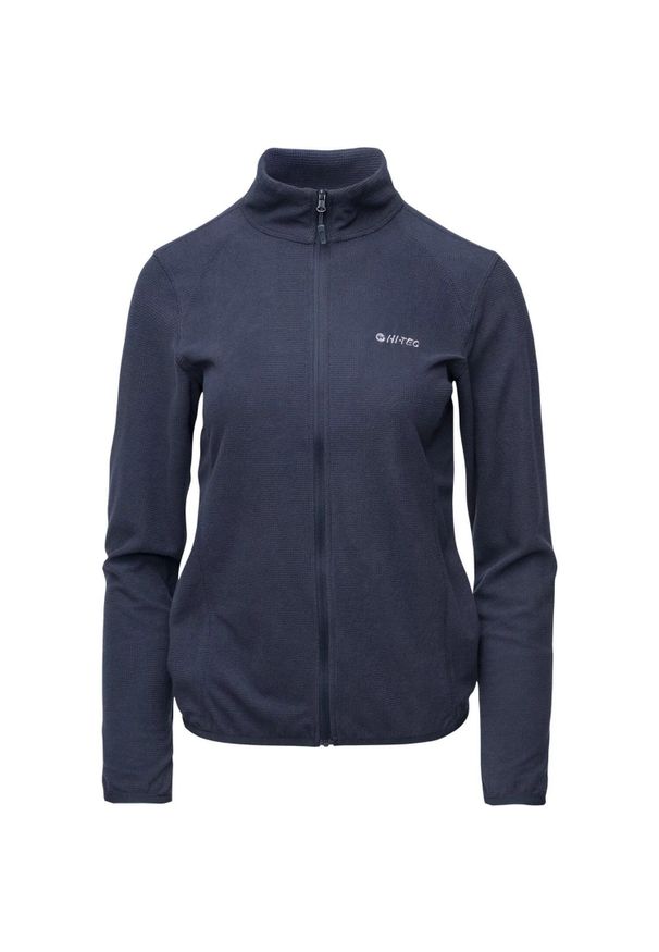 Hi-tec - Damska Bluza Polarowa Damis II. Kolor: niebieski. Materiał: polar. Sezon: zima. Sport: turystyka piesza