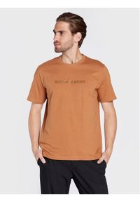 Baldessarini T-Shirt Thore B4 20046/000/5081 Brązowy Regular Fit. Kolor: brązowy. Materiał: bawełna #1