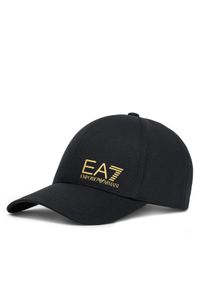 EA7 Emporio Armani Czapka z daszkiem 7X000005 AF11989 MC021 Czarny. Kolor: czarny. Materiał: materiał, bawełna