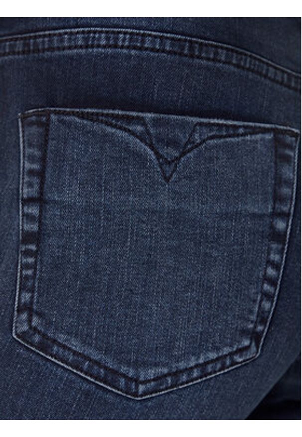 Versace Jeans Couture Jeansy 79HAB5K1 CDWAB Granatowy Skinny Fit. Kolor: niebieski