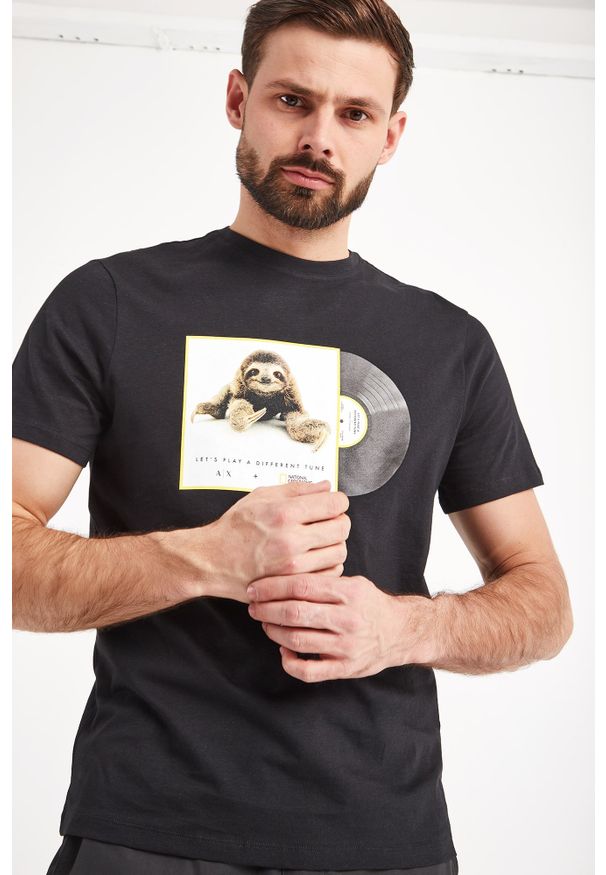 Armani Exchange - T-SHIRT ARMANI EXCHANGE. Styl: elegancki