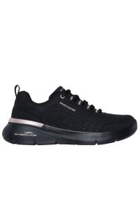 skechers - Buty damskie Skechers Dynamight 2.0 Modern Glimpse 150373BKRG - czarne. Zapięcie: sznurówki. Kolor: czarny. Materiał: guma, materiał, skóra, syntetyk. Szerokość cholewki: normalna. Model: Skechers Sport. Sport: turystyka piesza, fitness