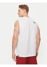 The North Face Tank top Simple Dome NF0A87R3 Biały Regular Fit. Kolor: biały. Materiał: syntetyk