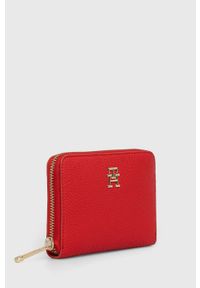 TOMMY HILFIGER - Tommy Hilfiger portfel damski kolor czerwony. Kolor: czerwony #5