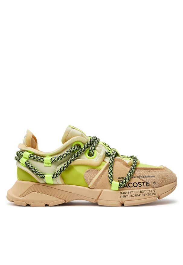 Lacoste Sneakersy L003 Active Rwy 224 1 Sma 748SMA0051AOI Żółty. Kolor: żółty. Materiał: materiał