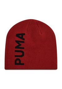 Puma Czapka Ess Classic Cuffless Beanie 023433 03 Bordowy. Kolor: czerwony. Materiał: materiał