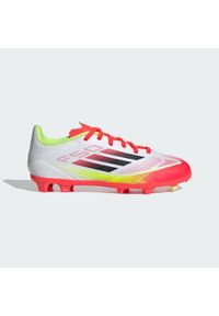 Adidas - Buty F50 League Firm/Multi-Ground Kids. Kolor: czarny, biały, wielokolorowy, żółty. Sport: piłka nożna