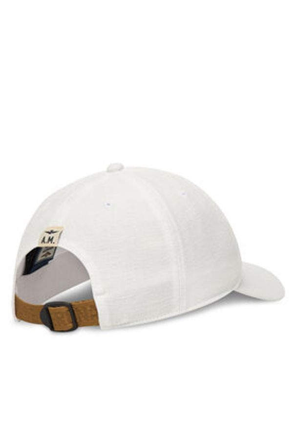 Aeronautica Militare Czapka z daszkiem 261HA1245UCT04293 Biały. Kolor: biały. Materiał: len