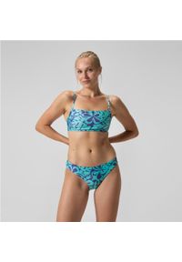 Strój pływacki dwuczęściowy damski Speedo Printed Adjustable Thinstrap. Kolor: zielony