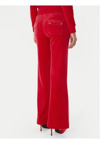 Juicy Couture Spodnie dresowe Layla JCSEBJ001 Czerwony Flared Leg. Kolor: czerwony. Materiał: syntetyk #2