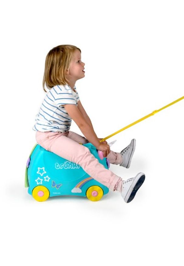 Trunki Jednorożec Una + naklejki TRU-0287. Materiał: guma. Styl: młodzieżowy, wakacyjny