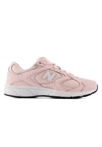 Buty dziecięce New Balance G4086M7 – różowe. Kolor: różowy. Materiał: syntetyk, materiał. Szerokość cholewki: normalna. Sezon: lato. Sport: turystyka piesza #1