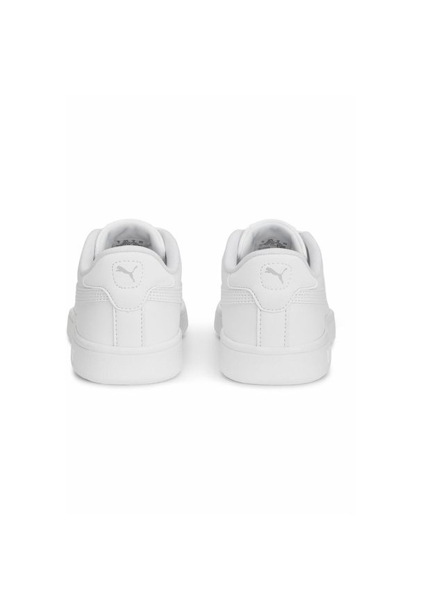 Puma - Młodzieżowe skórzane sneakersy Smash 3.0 PUMA. Zapięcie: sznurówki. Kolor: biały, wielokolorowy, szary. Materiał: skóra. Szerokość cholewki: normalna. Sport: turystyka piesza