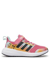 Adidas - Sneakersy adidas. Kolor: różowy. Wzór: motyw z bajki