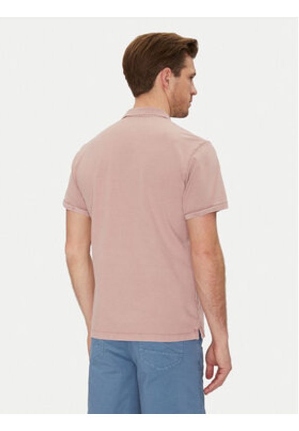 Blend Polo 20717920 Różowy Regular Fit. Typ kołnierza: polo. Kolor: różowy. Materiał: bawełna