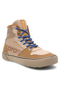Sneakersy Sprandi. Kolor: brązowy #1