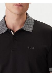 BOSS Polo 50554583 Czarny Regular Fit. Typ kołnierza: polo. Kolor: czarny. Materiał: bawełna #2