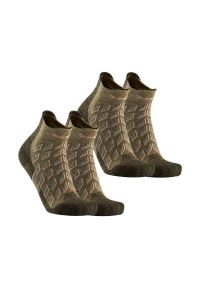 Skarpety trekkingowe kobieta Therm-ic Trekking Cool Ankle Lady zestaw 2 par. Kolor: wielokolorowy, beżowy, zielony. Sport: turystyka piesza