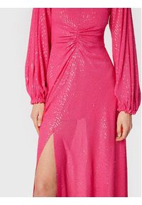 ROTATE Sukienka koktajlowa Sequins RT1959 Różowy Regular Fit. Kolor: różowy. Materiał: syntetyk. Styl: wizytowy #4