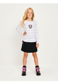 Sinsay - Prążkowana koszulka z długimi rękawami Minnie Mouse - wielobarwny. Materiał: prążkowany. Długość rękawa: długi rękaw. Długość: długie. Wzór: motyw z bajki