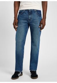 Lee - LEE RIDER MĘSKIE SPODNIE JEANSOWE JEANS DŻINSY BLUE ABYSS 112355794 L701008561