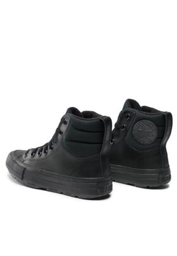 Converse Trampki Chuck Taylor All Star Berkshire A01523C Czarny. Kolor: czarny. Materiał: skóra