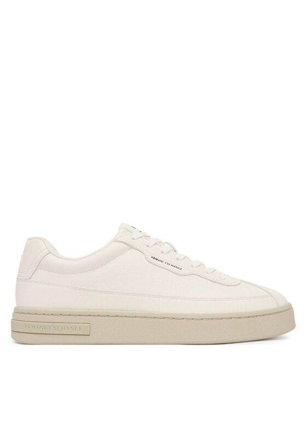 Armani Exchange Sneakersy XM001689 AF17351 U0009 Écru. Materiał: skóra