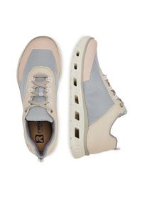 Rieker Sneakersy M6006-90 Beżowy. Kolor: beżowy. Materiał: materiał #7
