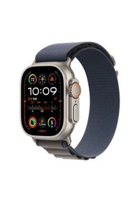 APPLE - Smartwatch Apple Watch Ultra 2 GPS + Cellular 49mm Titanium Case Alpine Loop Medium Niebieski (MREP3CS/A). Rodzaj zegarka: smartwatch. Kolor: niebieski