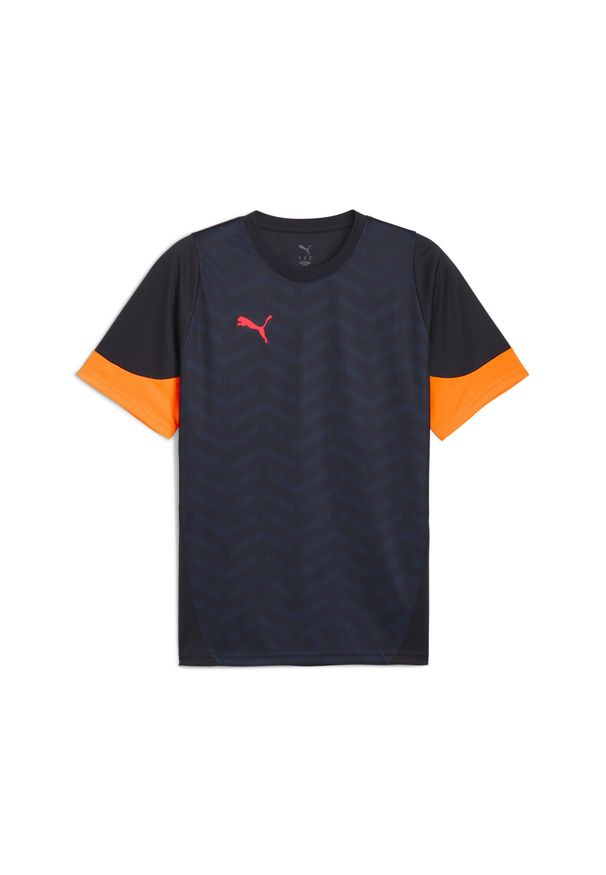 Puma - Męska koszulka piłkarska individualCUP PUMA. Kolor: żółty, pomarańczowy, wielokolorowy, niebieski, czerwony. Sport: piłka nożna